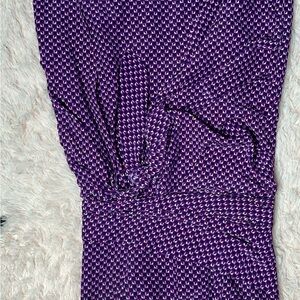 Purple Patterned Dress